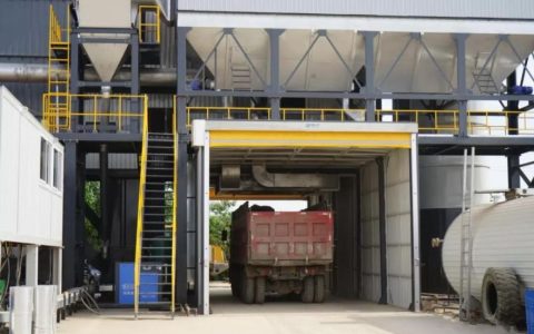 沥青拌合站处理烟气异味环保设备