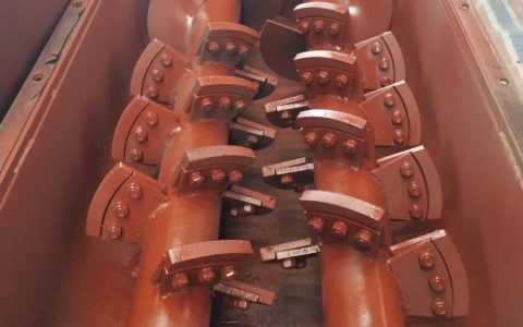 沥青拌合站双轴回收粉尘加湿机