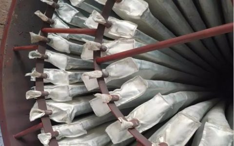 石材厂机械回转反吹扁布袋除尘器